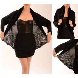 NWT Cardigan Sweater Pointelle Knit Shrug Formal